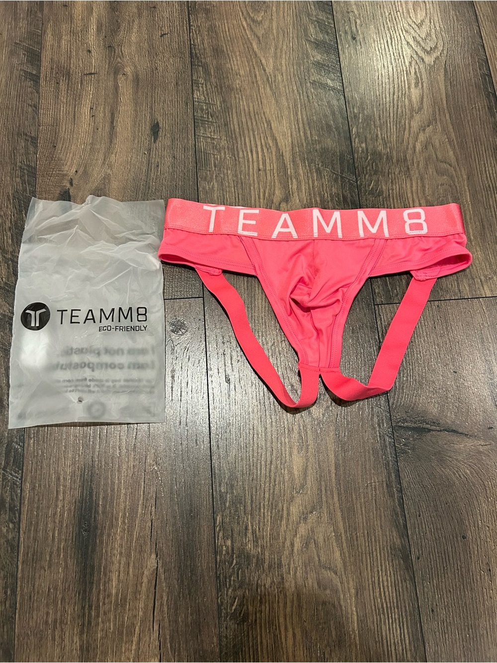 TEAMM8 Men’s Medium Neon Pink Jockstrap